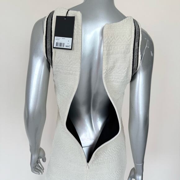 NWT!!! The Kooples women tweed white  dress size 0 or XS/S Authentic Retail 325$ - Picture 6 of 13
